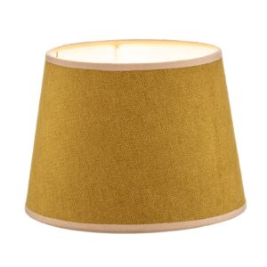 Svítidlo Duolla hořčicová žlutá textil