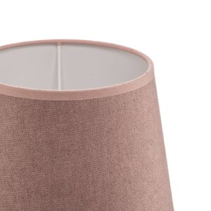 Svítidlo Duolla růžová textil