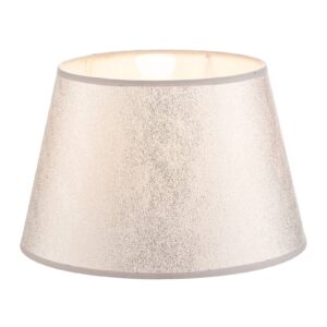 Svítidlo Duolla postříbřená textil