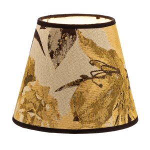 Svítidlo Duolla žlutý textil