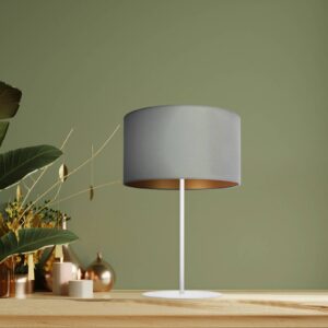 Svítidlo Duolla mátově zelená/bílá/zlatá samet/kov