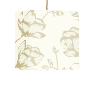 Svítidlo EBB & FLOW zlatý/bílý/béžový bavlna/polyester