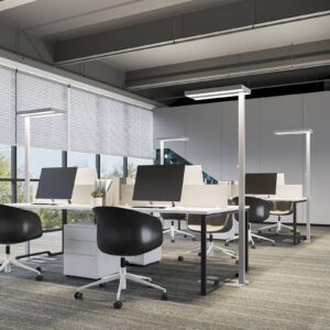 Svítidlo ELC stříbrná (RAL 9006) hliník/plast