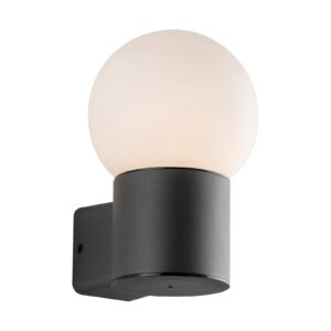 Svítidlo Eco-Light matná černá/bílá hliníkový odlitek/plast odolný proti povětrnostním vlivům