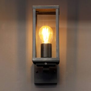 Svítidlo Eco-Light černá hliníkový tlakový odlitek/čiré sklo
