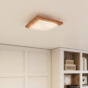 Svítidlo Envostar borovice rustikální/satinovaná dřevo/sklo