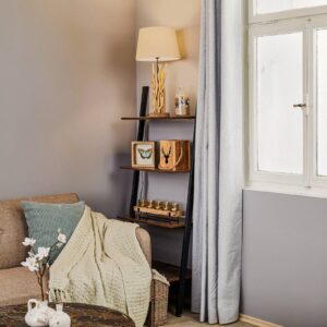 Svítidlo Euluna smetanová bílá/světlé dřevo textil/dřevo