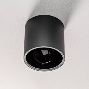 Svítidlo Euluna černá ocel/plast