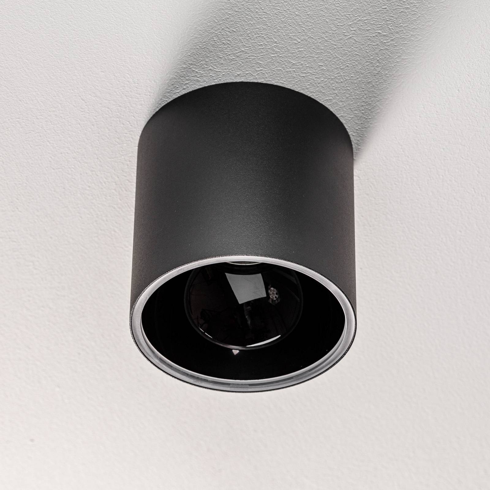 Svítidlo Euluna černá ocel/plast