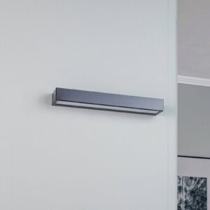 Svítidlo Euluna černá/mražená bílá ocel/plast