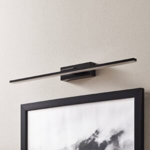 Svítidlo Euluna černá/mražená bílá hliník/ocel/plast