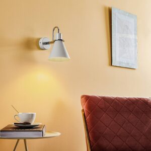 Svítidlo Euluna bílá opálová/chrom ocel