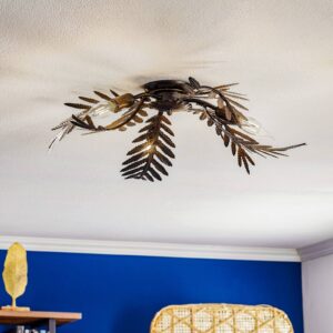 Svítidlo Euluna antická bronzová železo