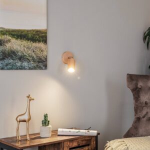 Svítidlo Euluna světlé dřevo dřevo