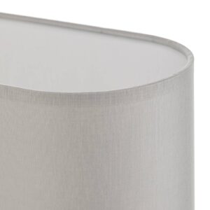 Svítidlo Euluna šedá textil/polypropylen/železo