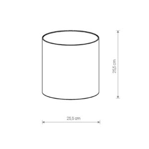 Svítidlo Euluna modrá/zlatá látka/ocel