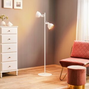 Svítidlo Euluna bílá/zlatá ocel