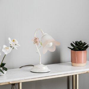 Svítidlo Euluna bílá/stříbrná/rozmanitá železo/sklo