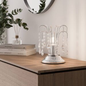 Svítidlo Euluna chrom/čirý kov/křišťálové sklo K9