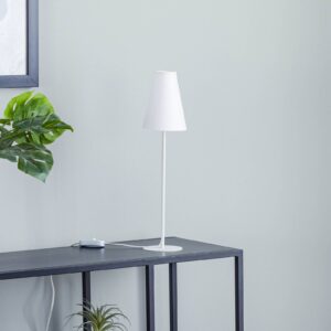 Svítidlo Euluna bílá hliník/textil