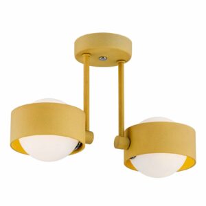 Svítidlo Euluna zlatý ocel/sklo