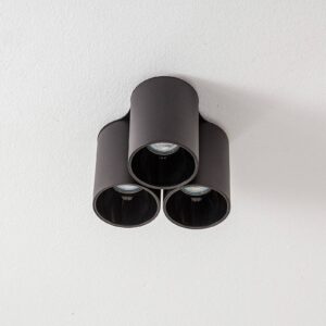 Svítidlo Euluna černá ocel/plast ABS