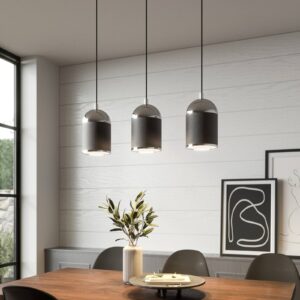 Svítidlo Euluna chrom/antracit ocel