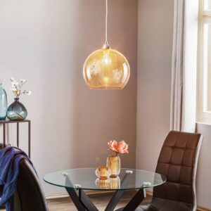 Svítidlo Euluna krémová-transparentní/chrom sklo/ocel