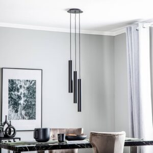 Svítidlo Euluna černá ocel