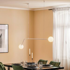 Svítidlo Euluna bílá/mražená bílá kov/mražené sklo