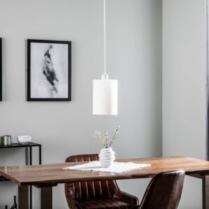 Svítidlo Euluna bílá sklo/kov