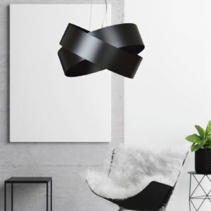 Svítidlo Euluna černé ocel