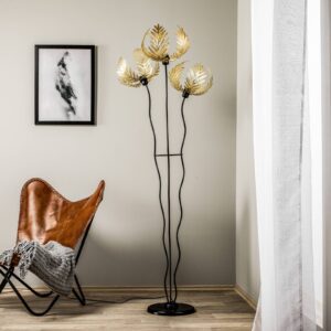 Svítidlo Euluna zlatá/černá kov