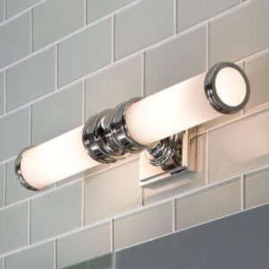 Svítidlo FEISS chrom/bílá kov/sklo