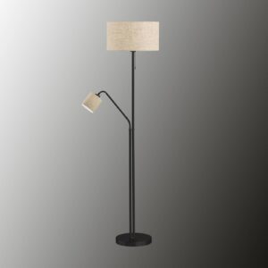 Svítidlo FISCHER & HONSEL písková černá/písková kov/látka