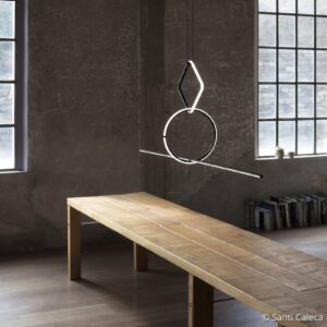 Svítidlo FLOS matná černá hliník