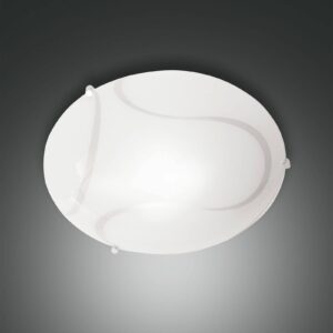 Svítidlo Fabas Luce bílé sklo/kov