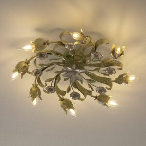 Svítidlo Ferro Luce světle zelená/bílá/růžová železo