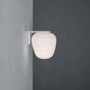 Svítidlo Foscarini bílá satinovaná/bílá ručně foukané sklo/kov