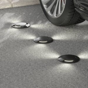 Svítidlo Fumagalli černá/ledová licí pryskyřice/polykarbonát