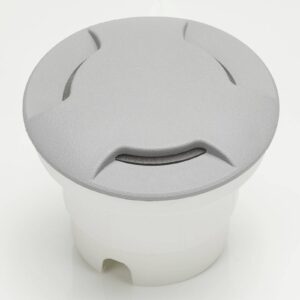 Svítidlo Fumagalli šedá/mražená licí pryskyřice/polykarbonát