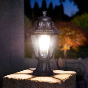 Svítidlo Fumagalli černá/čirá licí pryskyřice/PMMA