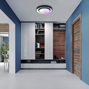 Svítidlo Globo černá/bílá železo/plast