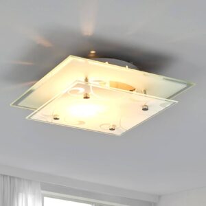 Svítidlo Globo bílá satinovaná/chrom lesklý sklo/kov