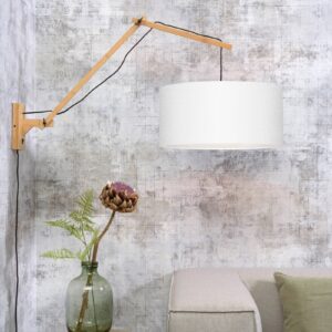 Svítidlo Good & Mojo přírodní/bílá bambus/Eco len