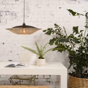 Svítidlo Good & Mojo přírodní/černá bambus/železo/textil