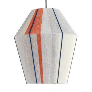 Svítidlo HAY šedá melírovaná/tmavě modrá bavlna/nylon/ocel/plast