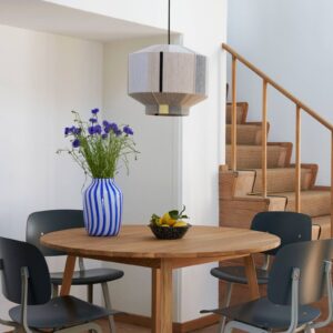 Svítidlo HAY city/šedá bavlna/nylon/ocel/plast