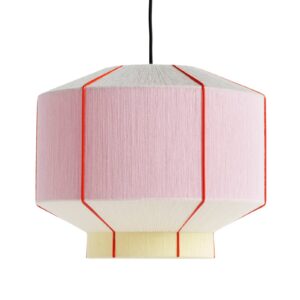 Svítidlo HAY ice cream/červená bavlna/nylon/ocel/plast