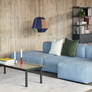 Svítidlo HAY modré odstíny/krémová bavlna/nylon/ocel/plast